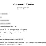 Оформление медсправок в Москве. Заключение аллерголога по индивидуальному питанию